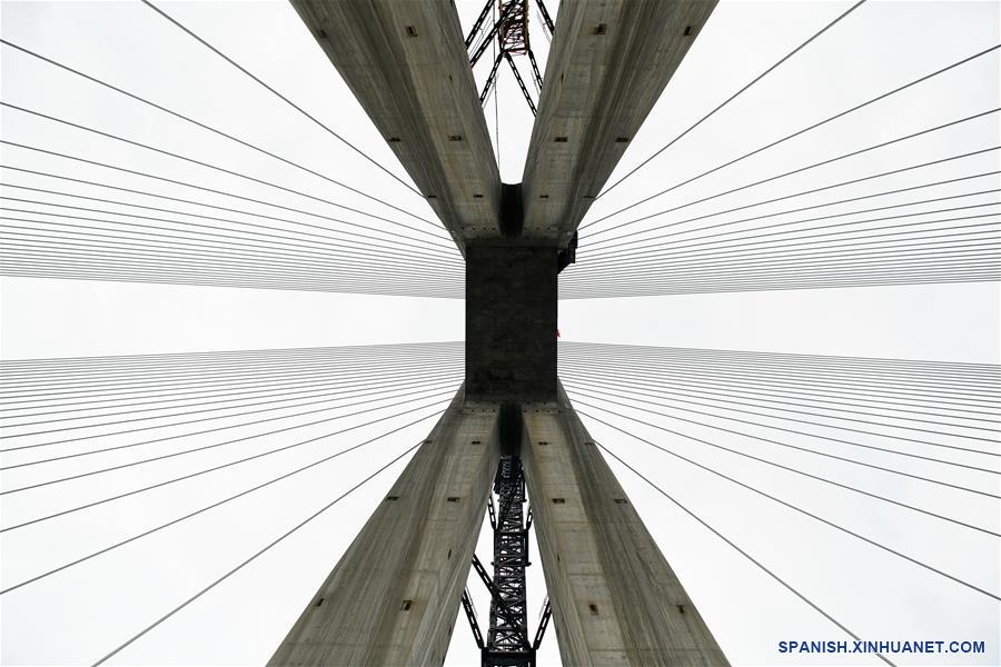 CHINA-GUIZHOU-PUENTE PINGTANG-CONSTRUCCION-CONCLUSION-SERIE