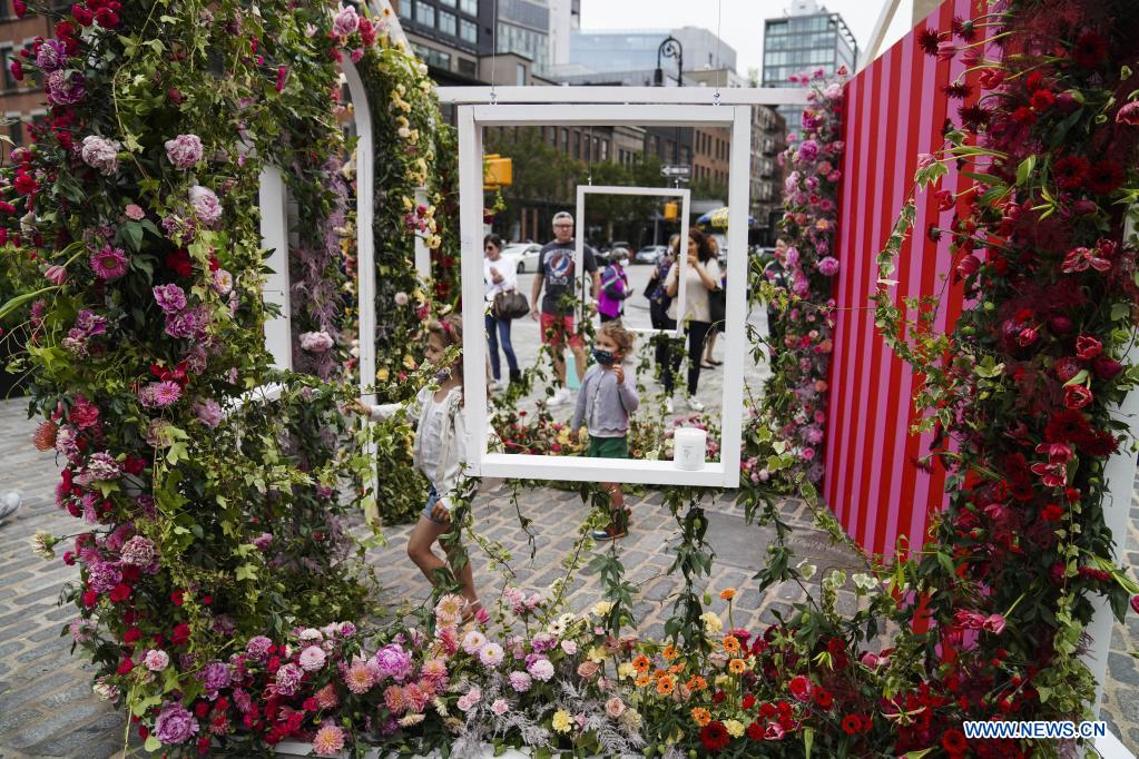 Festival de flores en Nueva York, Estados Unidos| Spanish.xinhuanet.com