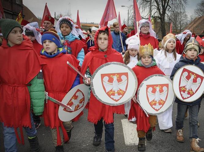 Desfile del Día de los Tres Reyes en Polonia
