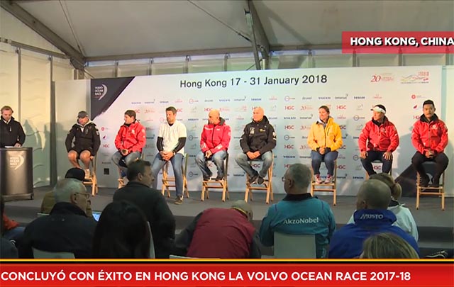 Concluyó con éxito en Hong Kong la Volvo Ocean Race 2017-18