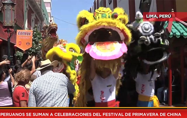 Peruanos se suman a celebraciones del Festival de Primavera de China