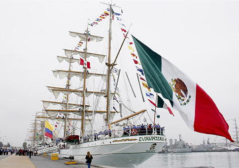 "Velas Latinoamérica 2018" en la Base Naval de la provincia constitucional del Callao, Perú