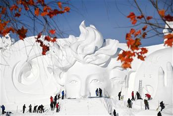 Exposiciones de Arte de Escultura de Nieve Isla del Sol