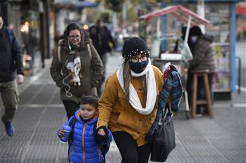 Uruguay: Instituto de Meteorología emite aviso de irrupción de aire frío, temperaturas bajas y heladas
