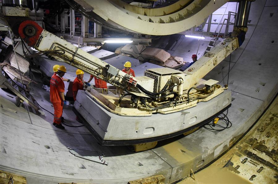 Shandong: Construcción del primer túnel de China que cruza el río Amarillo